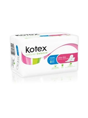 Kotex Natural Balance Ultra Thin Regular Pkg/22