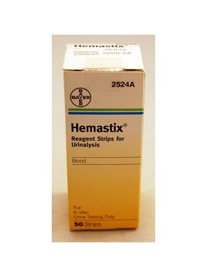 Hemastix Urine Test Strips (Blood) Box/50