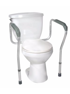 Toilet Safety Frame With Height and Width Adjustable Arms