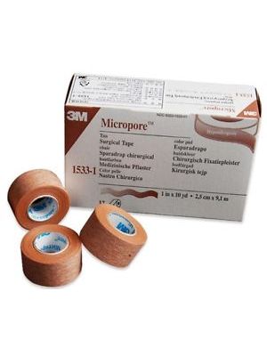 3M 1533-1 Micropore Surgical Tape (Paper) 1