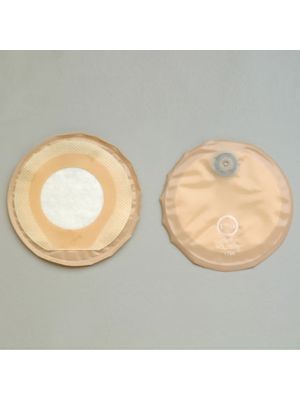 Hollister 1796 Stoma Cap with SoftFlex Skin Barrier Beige Pre-Sized up to 1 15/16