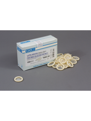 Urocare 500330 Latex Sheaths Medium 30mm Box/100