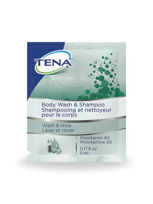 Tena 64353 Body Wash & Shampoo 5 mL Case/500