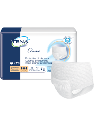 Tena 72513 Classic Protective Underwear Medium Case/80