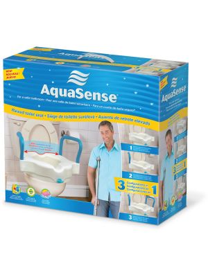 AquaSense 3-in-1 Raised Toilet Seat