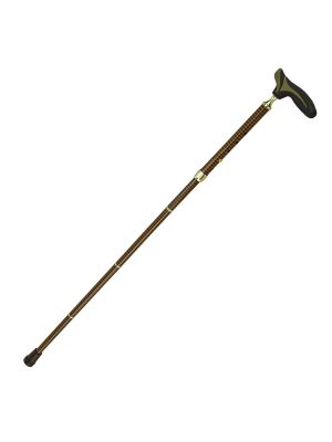 Comfort Overmold Handle Folding Cane Brown