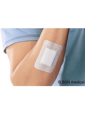 Leukomed 7238003 Non-Woven Adhesive Island Dressing Sterile Hospital Pack White 10 cm x 20 cm Box/50