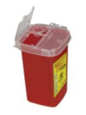 Sharps Container 1 L Red