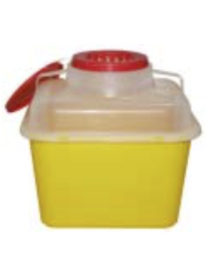 Sharps Container 7 L Yellow Case/24