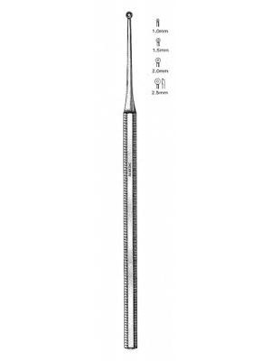Curette Excavator Single Ended with Hole 15cm with 2.0mm Cup