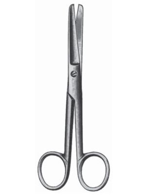 Operating Scissors Straight Blunt/Blunt 12.5cm 5