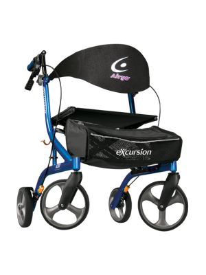 Airgo eXcursion X20 Lightweight Side-Fold Rollator Pacific Blue