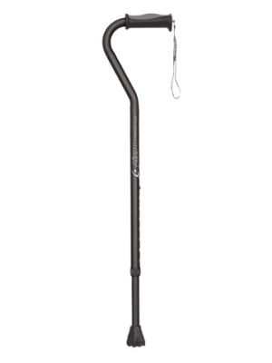 Airgo Comfort-Plus Aluminum Cane Offset Handle Black