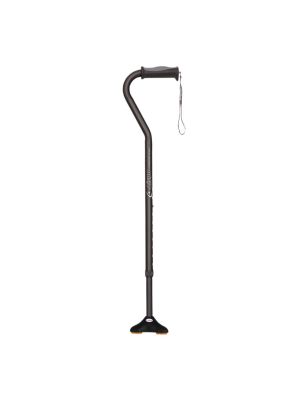 Airgo Comfort-Plus Cane with MiniQuad Ultra-Stable Tip Black