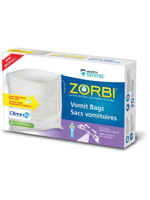 Zorbi Vomit Bags with Cleanis Technology Inside Box/20