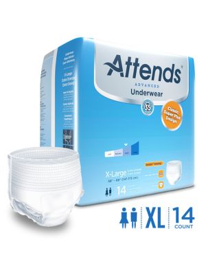 Attends Advanced Protective Underwear X-Large Case/56