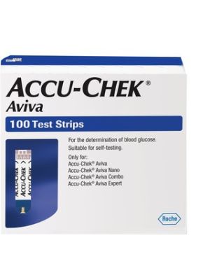 Accu-Chek Aviva Test Strips Box/100