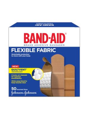Band-Aid Fabric Dressings Assorted Box/50