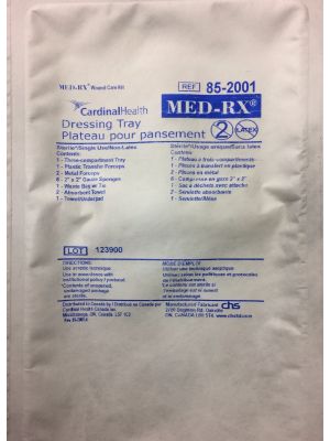 Dressing Tray Sterile Single Use Non-Latex