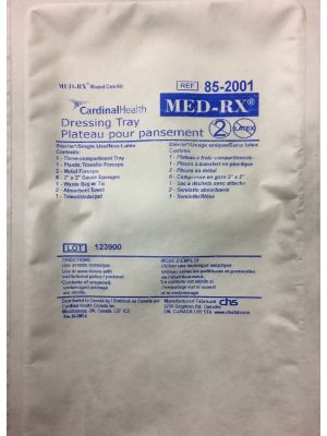 Dressing Tray Sterile Single Use Non-Latex Case/30