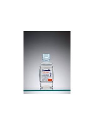 Sodium Chloride 0.9% Irrigation Plastic Pour Bottle 500 mL Case/18