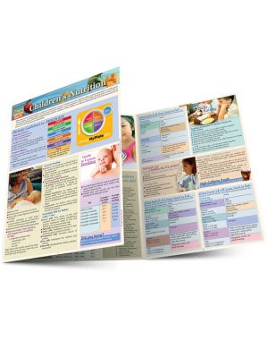 Children's Nutrition Laminated Reference Guide 3 Panel