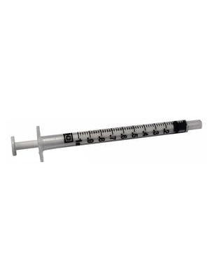 BD 305217 Oral Medication Clear Syringe 1 mL with Tip Cap Box/100