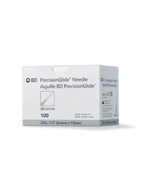 BD 305109 PrecisionGlide Needles 27 G x 1/2 in Box/100