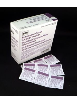 Antiseptic Towelettes (Benzalkonium) Box/100
