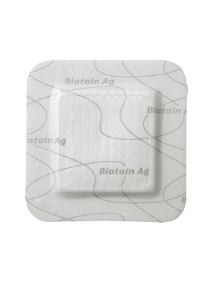 Coloplast 39637 Biatain Silicone Ag 10cm x 10cm Box/5