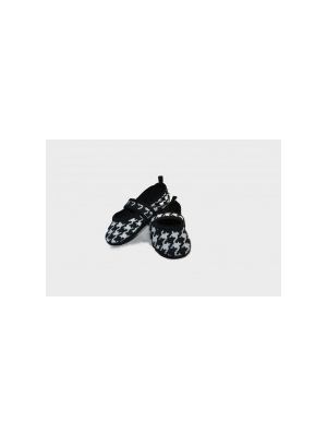 Nufoot Black and White Houndstooth Betsy Lou