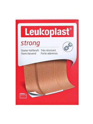 Leukoplast Strong 7646011 Fabric Adhesive Dressings 50 x 63 mm Box/100