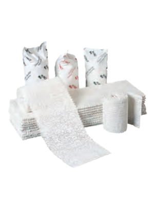 OCL SR415 Plaster of Paris Splinting System Roll 15 Layers White 10 cm x 6.1 m Box/1