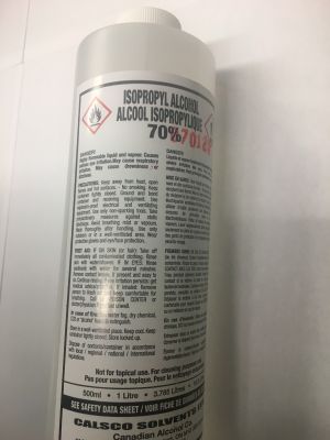 Isopropyl Alcohol 70% 500 mL (16 oz)