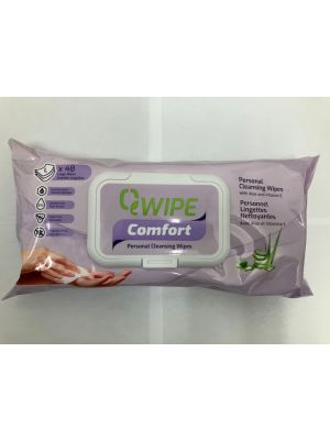 Personal Cleansing Wipes with Aloe and Vitamin E Case/12