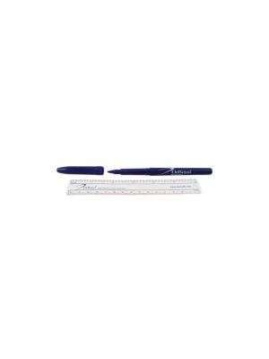 Skin Marker Standard Tip with Ruler Blue Barrel Box/25