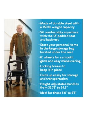 Steel Rolling Walker