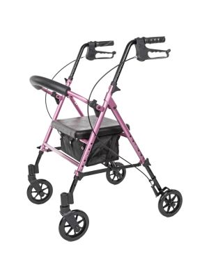 Step 'N Rest Rolling Walker Pink