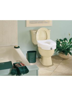 E-Z Lock Raised Toilet Seat