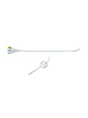 Coloplast AB6424 X-Flow Silicone 2-way Prostatic Catheter Dufour (Coude Tip) 24 FR 50 mL 42 cm Latex Free Box/5