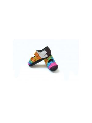 Nufoot Colour Block Mary Janes
