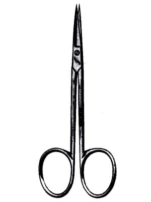 Cuticle Scissors Straight 9cm 3 1/2