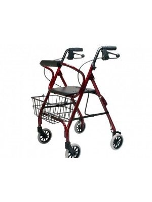 Parsons 4200DX Rollator Low Red