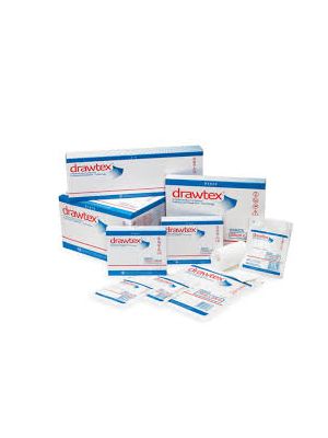 Drawtex Hydroconductive Wound Dressing with LevaFiber Technology 20 cm x 20 cm Box/10