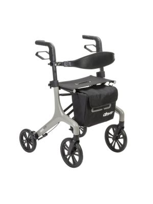 AeroWalk Ultra-Lite Rollator Gray Standard