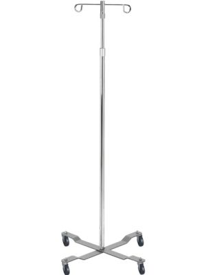 Economy IV Pole Chrome With 2 Hooks