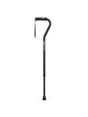 Hugo Ergonomic Offset Handle Cane Carbon