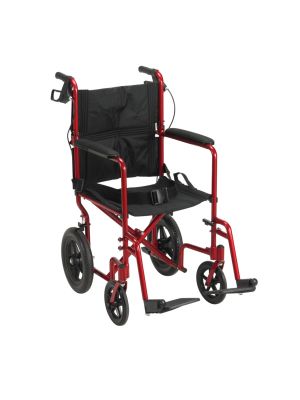 Lightweight Expedition Aluminum Transport Chair Red