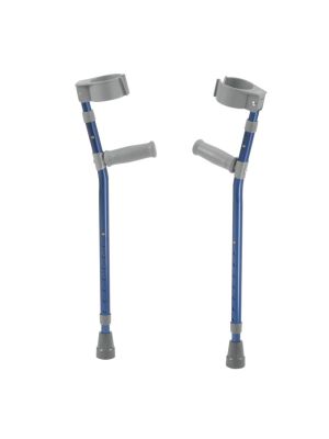 Pediatric Forearm Crutches Knight Blue User Height 2'6