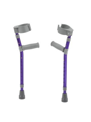 Pediatric Forearm Crutches Wizard Purple User Height 2'6